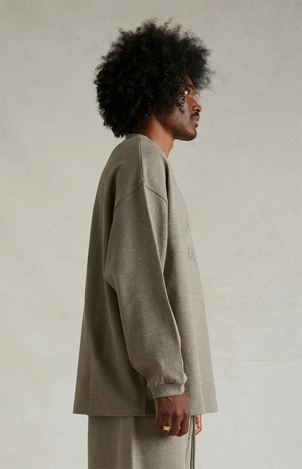 Fear of God Essentials Heavy Longsleeve Heather Grey