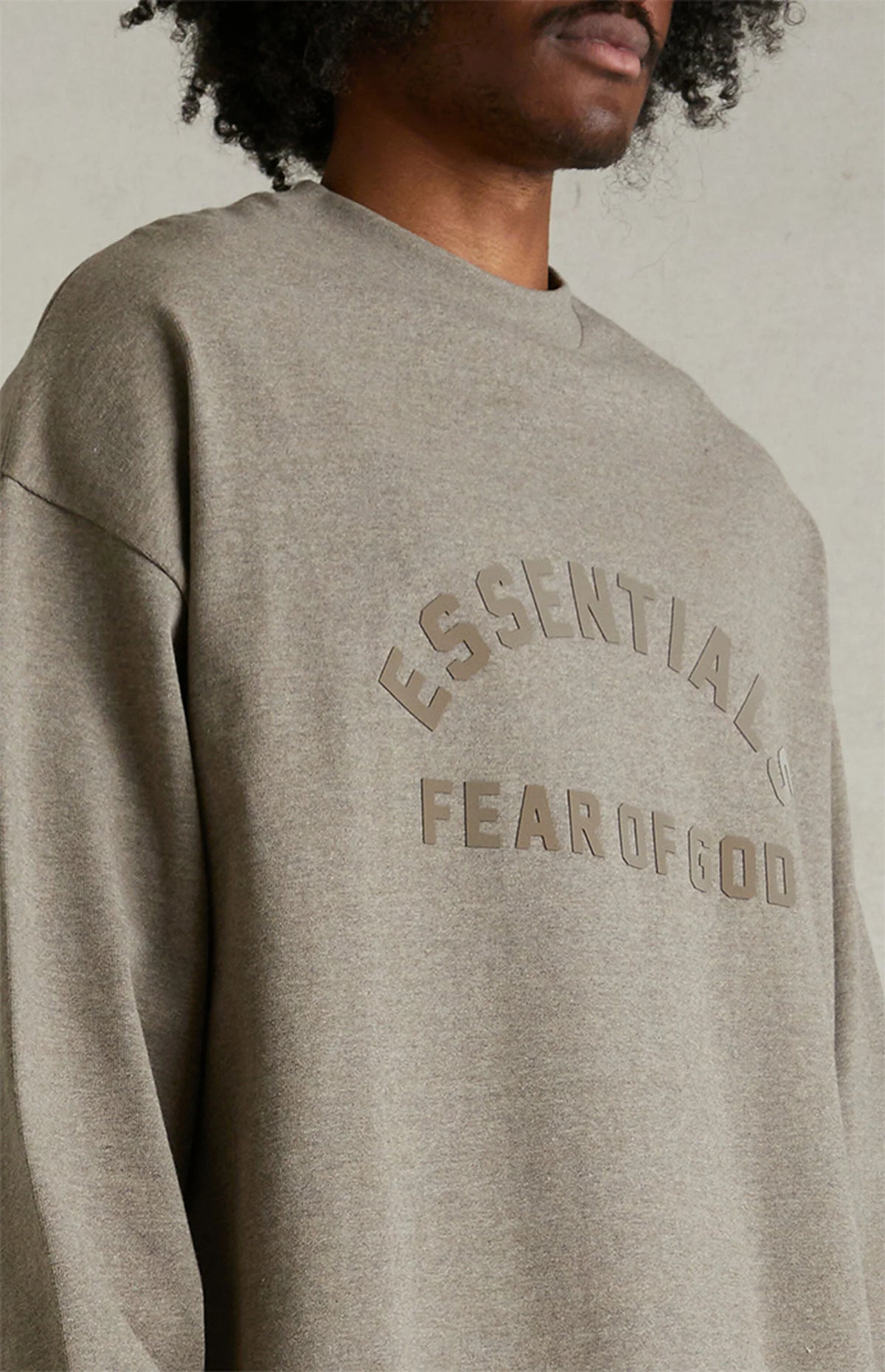 Fear of God Essentials Heavy Longsleeve Heather Grey