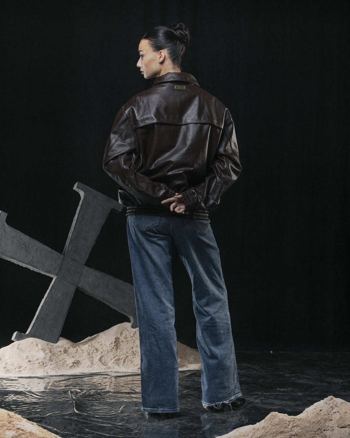 LVGN - Chocolate Leather Jacket