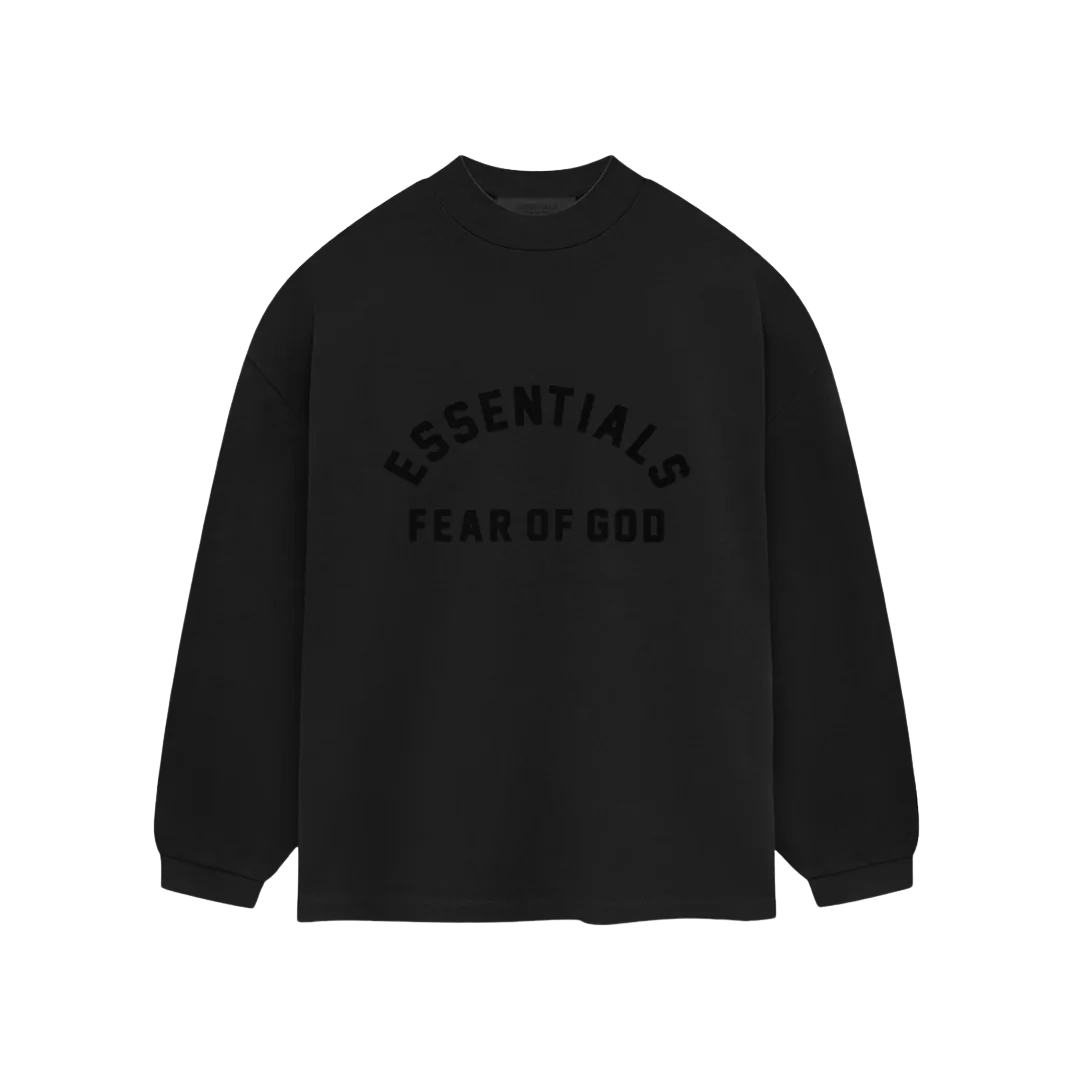 Fear of God Essentials Heavy Longsleeve Black