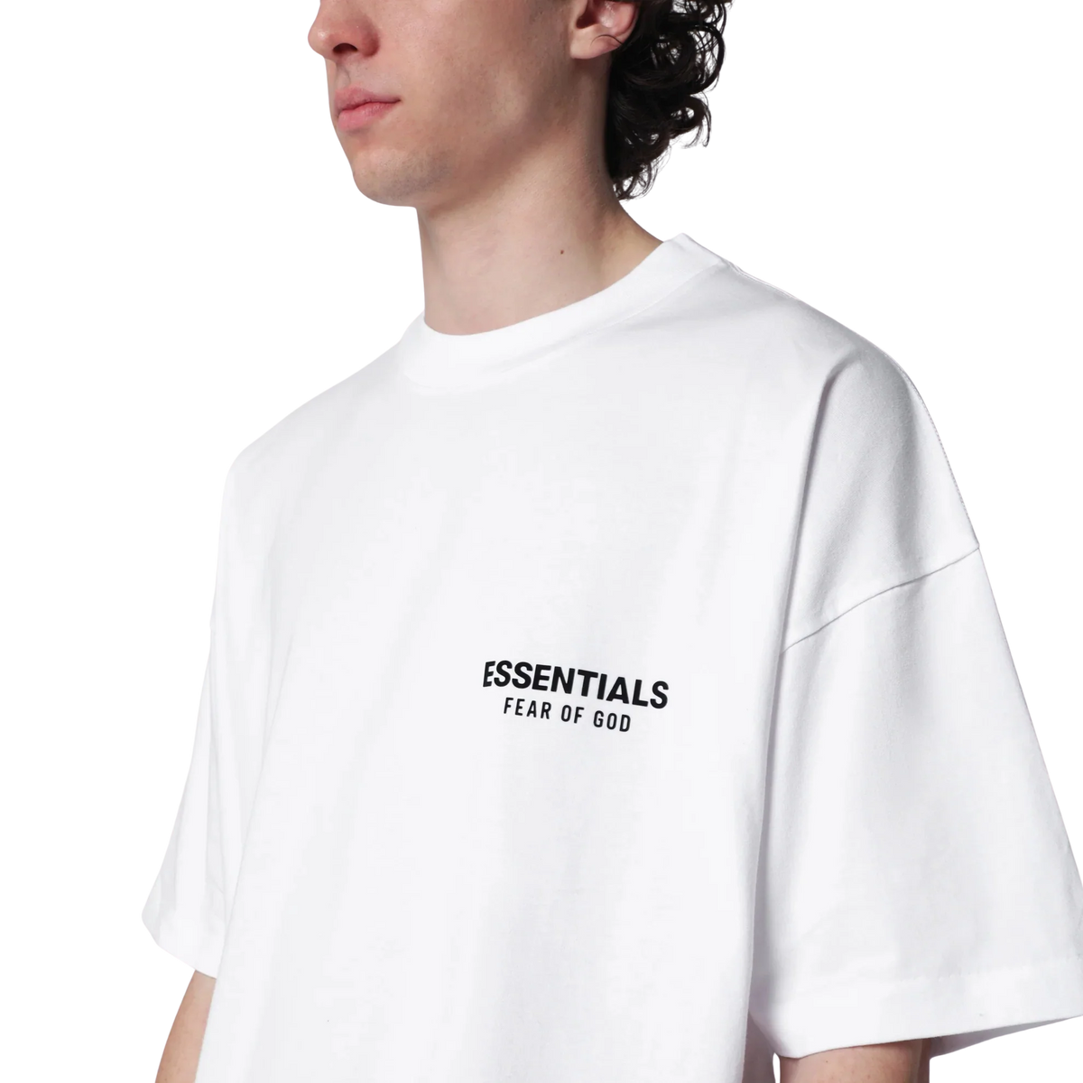 Fear of God Essentials Classic Short Sleeve Tee Bright White