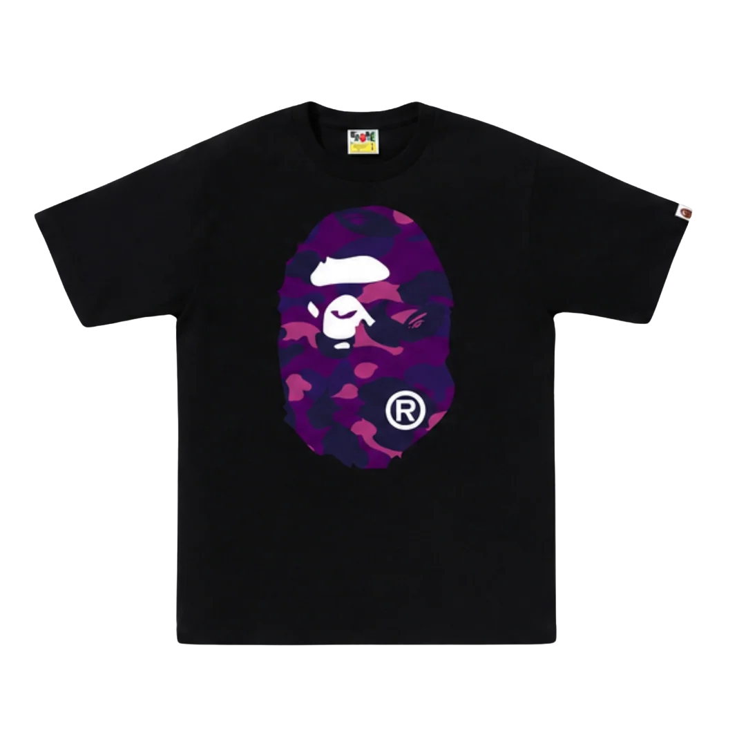 Bape Big Ape Head Shirt Black/Purple