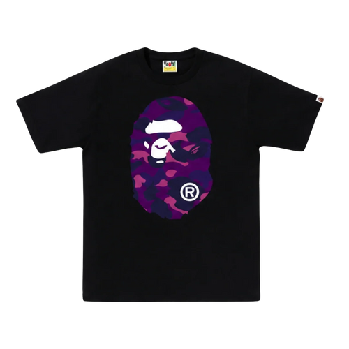 Bape Big Ape Head Shirt Black/Purple