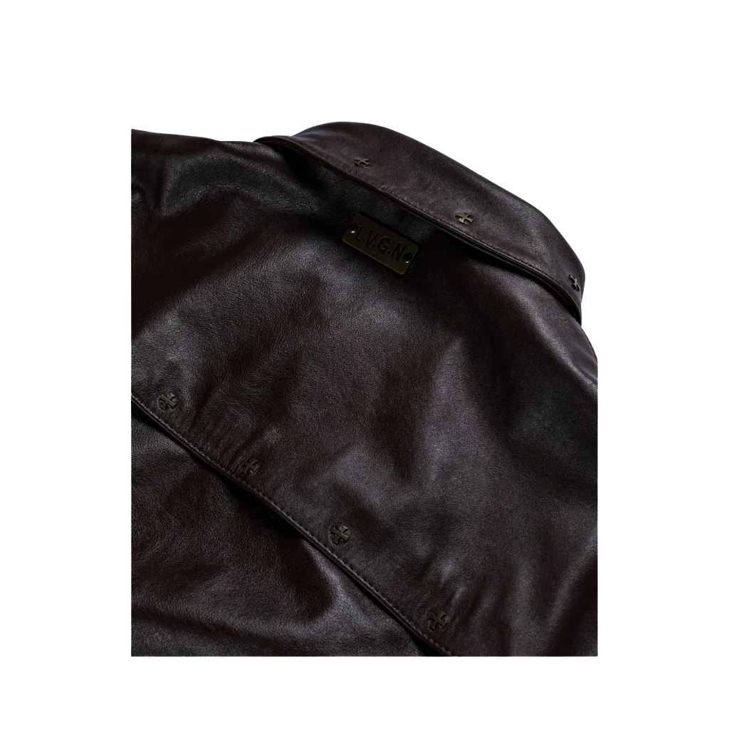LVGN - Chocolate Leather Jacket