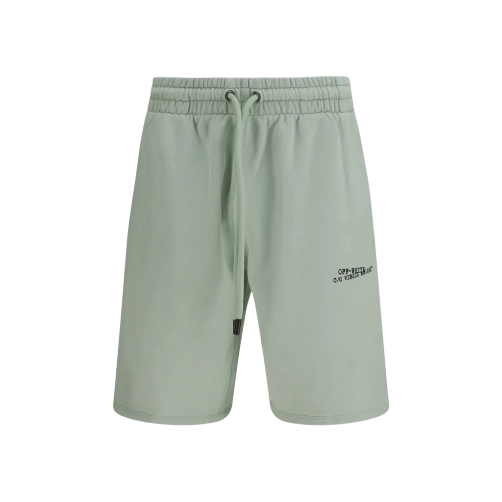 Off White - Arrow Skate Green Sweatshorts