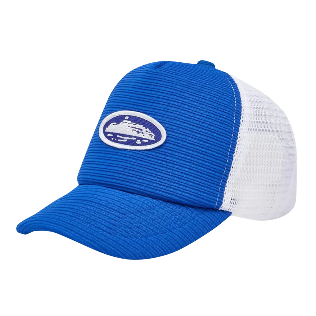 Corteiz Short Peak Trucker Royal Blue