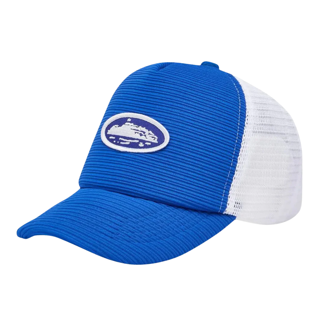 Corteiz Short Peak Trucker Royal Blue