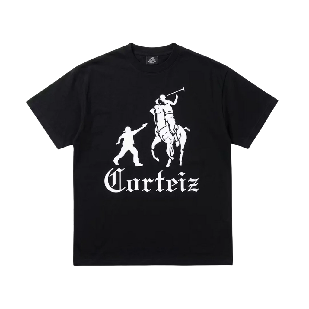 Corteiz Jackin Horse Tee Black