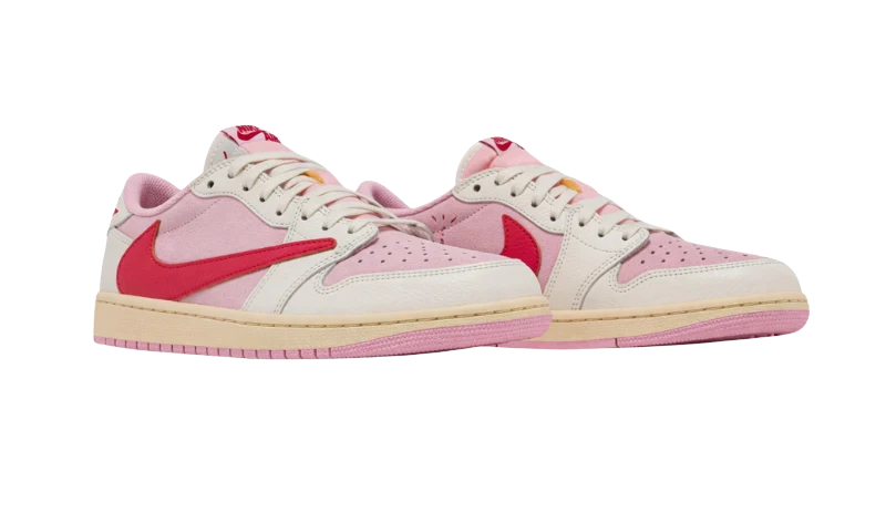 Jordan 1 Retro Low OG SP Travis Scott Sail Tropical Pink