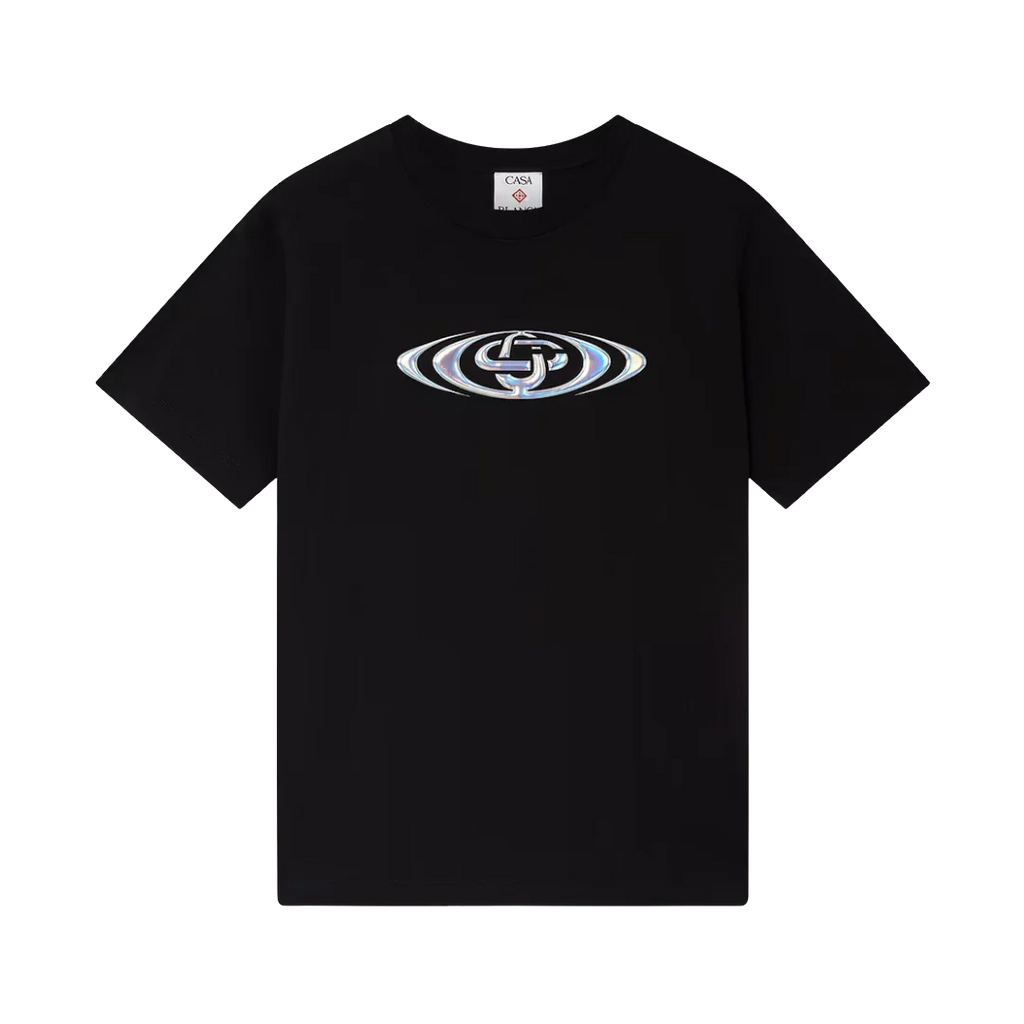 Casablanca - Warped Logo Classic T-Shirt Black