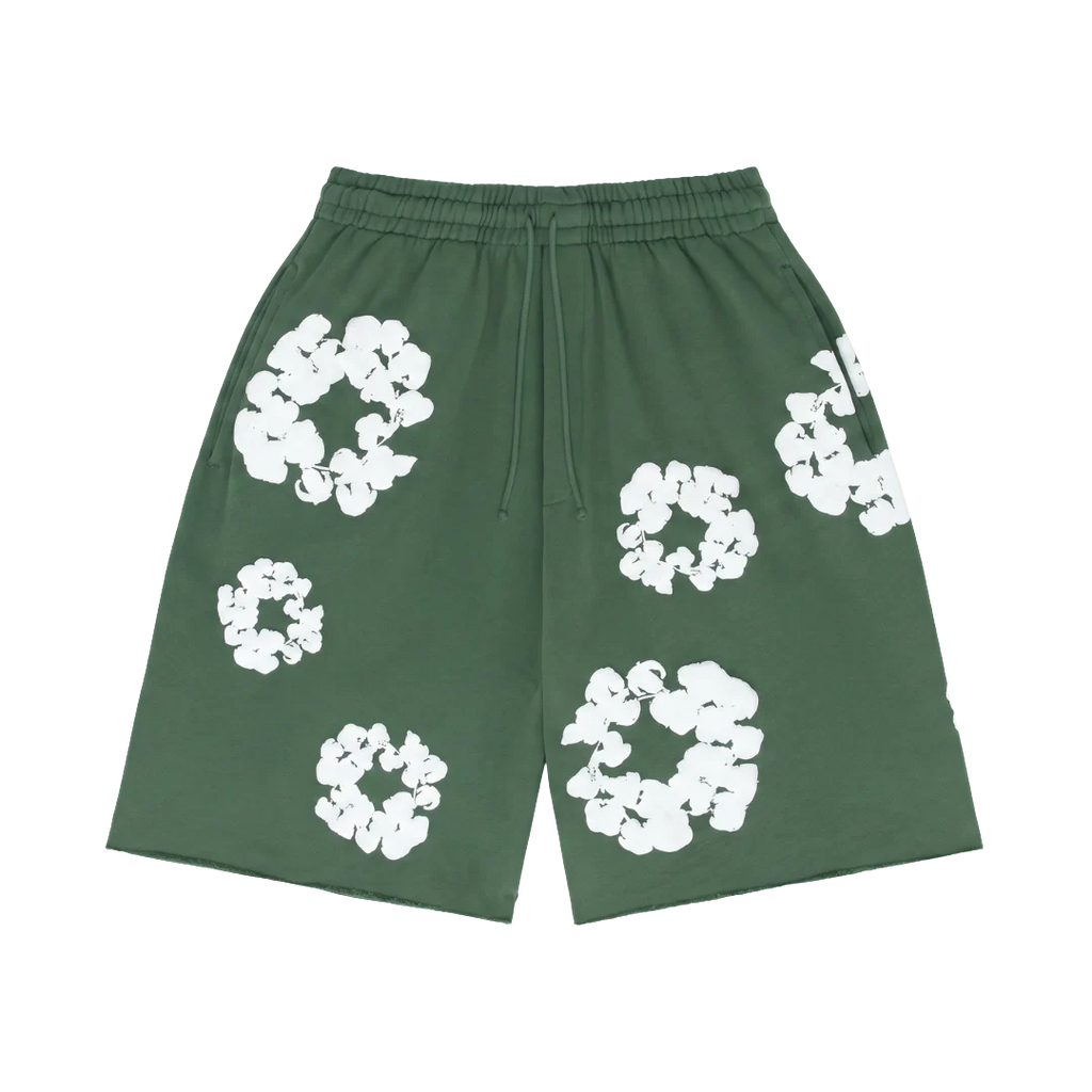 Denim Tears The Cotton Wreath Shorts Green