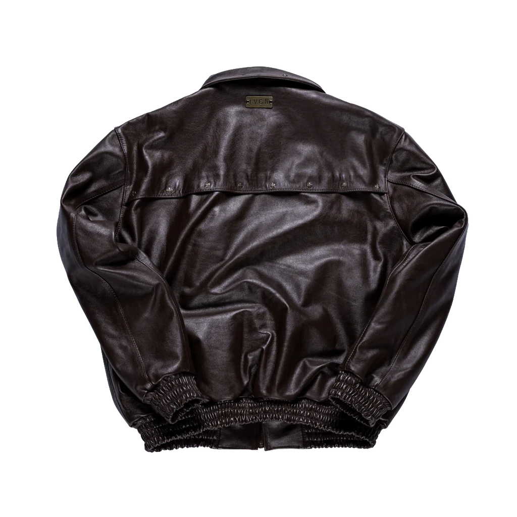 LVGN - Chocolate Leather Jacket