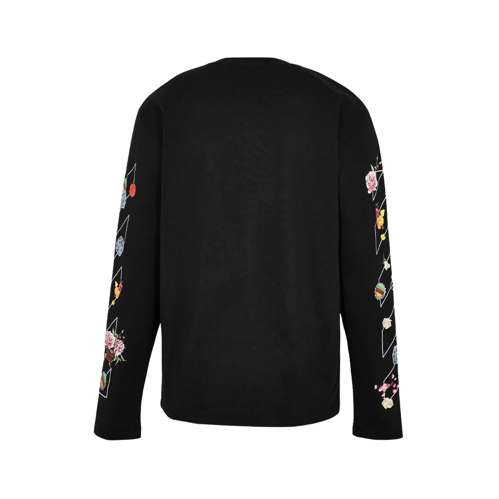 Off White - Fresco Diag Skate L/S Tee Black