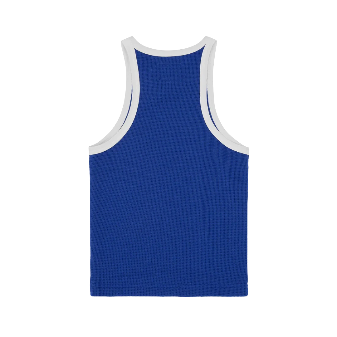 Corteiz Womens Classic Tank Top Royal Blue/White