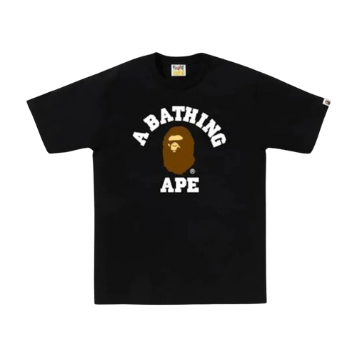 Bape College Tee Black