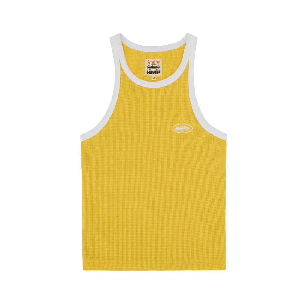 Corteiz Womens Classic Tank Top Yellow/White