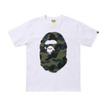 Bape Color Camo Big Ape Head Tee White/Green