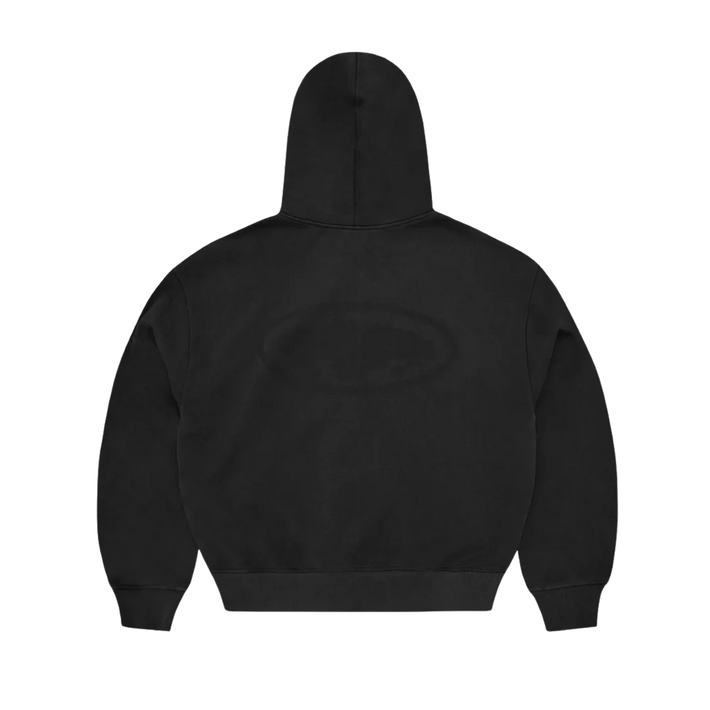 Corteiz Island Knockout Zip Hoodie Black