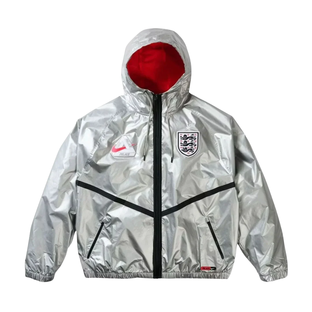 Palace x Nike England Dri-Fit Academy Anthem Jacket Pewter Grey