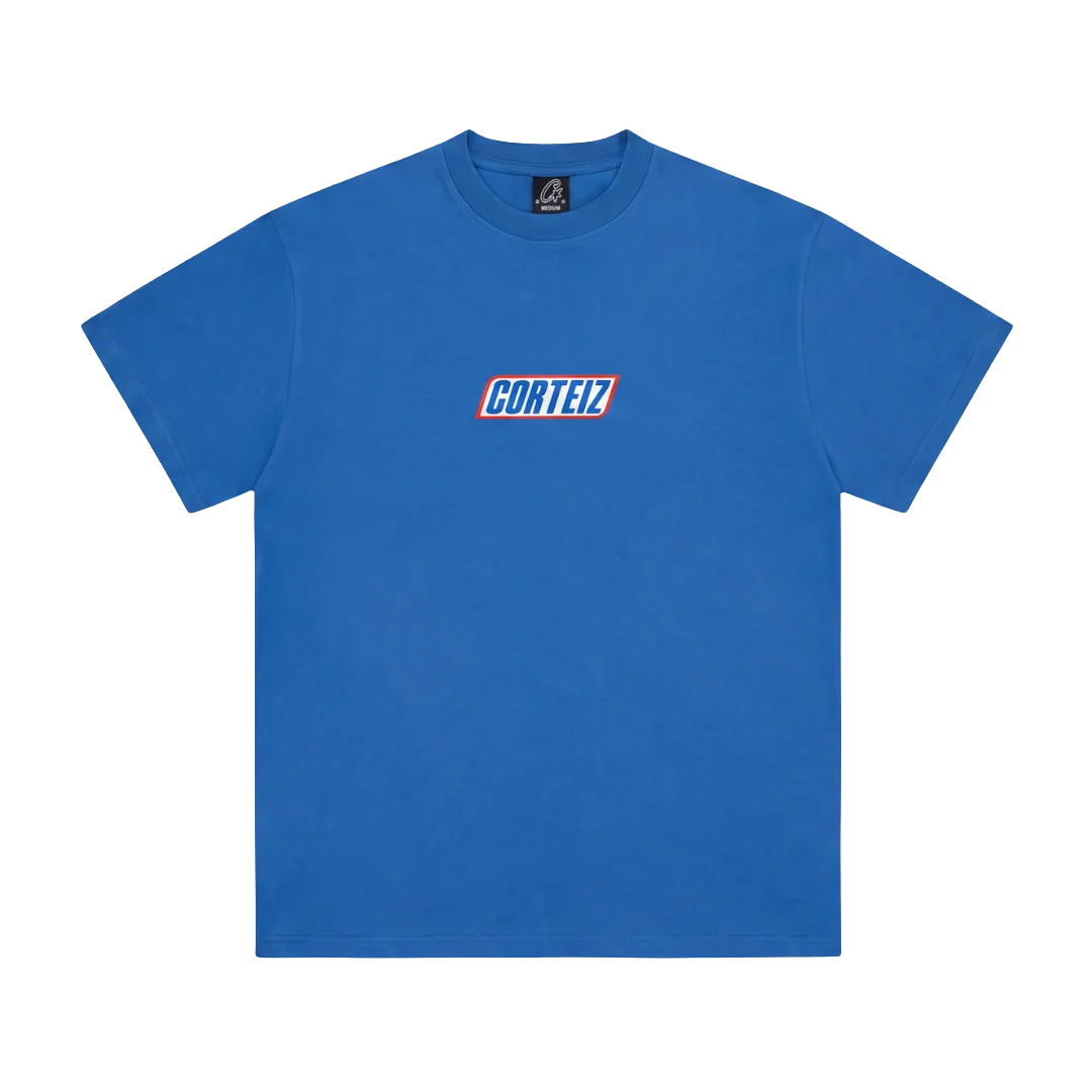 Corteiz Snicker Bar Tee Blue