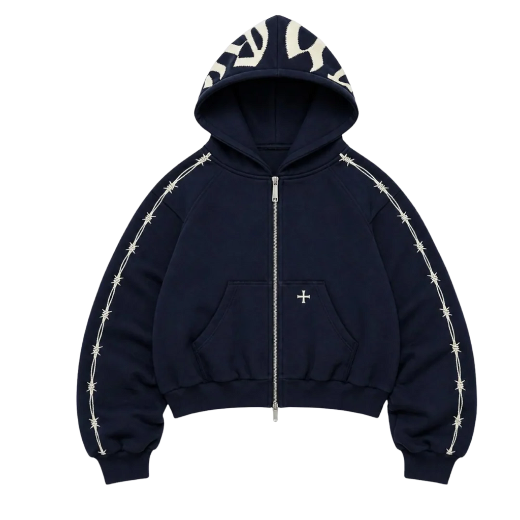 LVGN - Tape Zip Hoodie