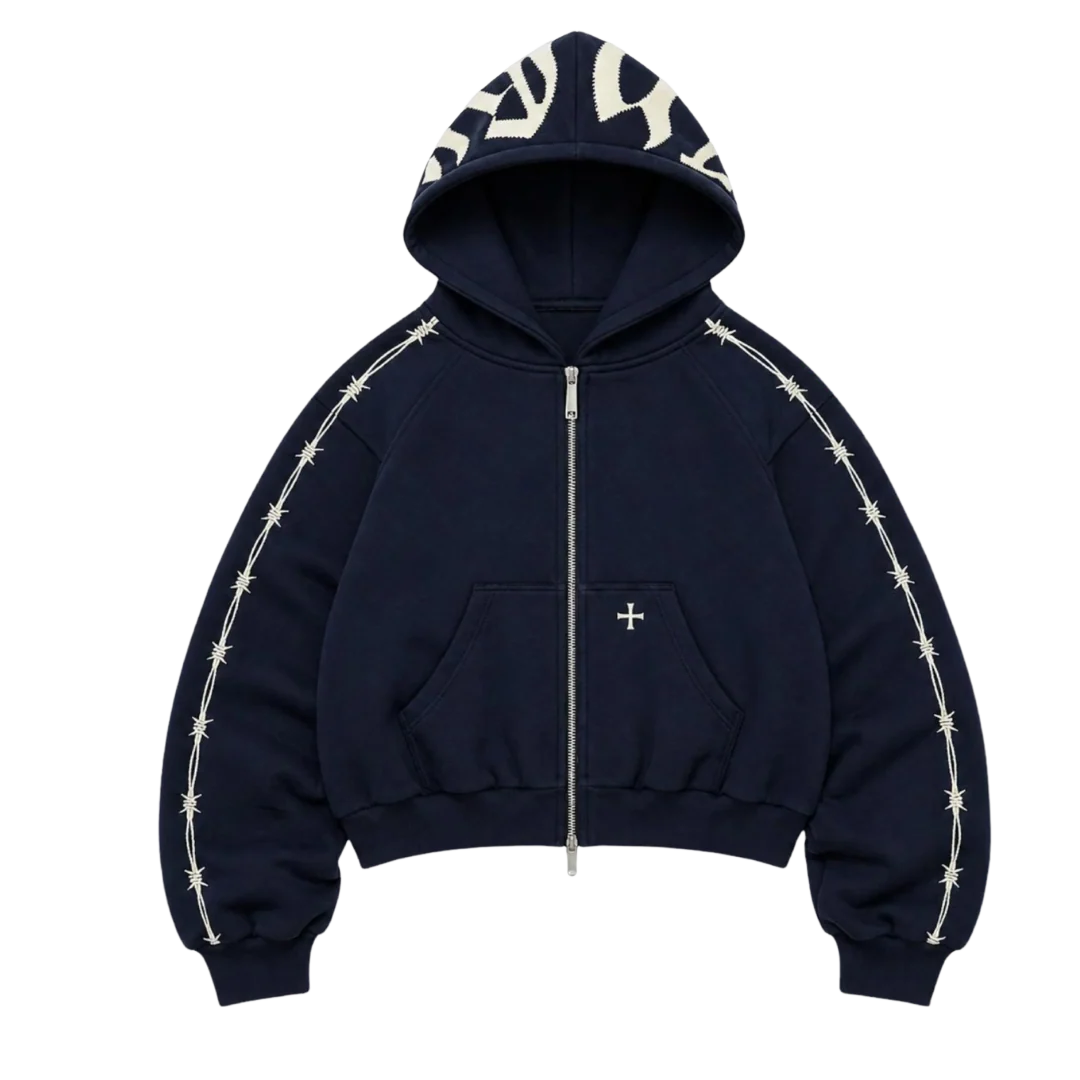 LVGN - Tape Zip Hoodie