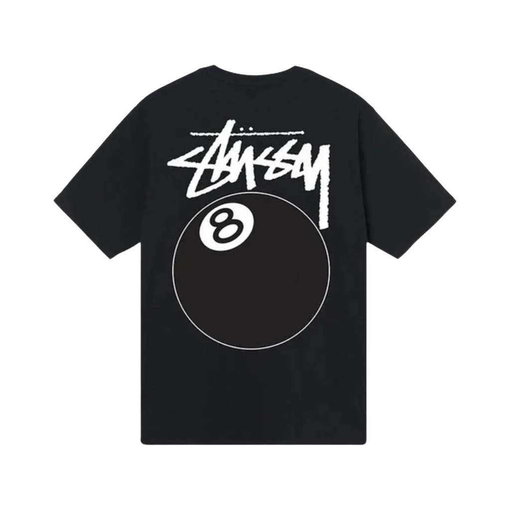 Stussy - 8 Ball Black Tee