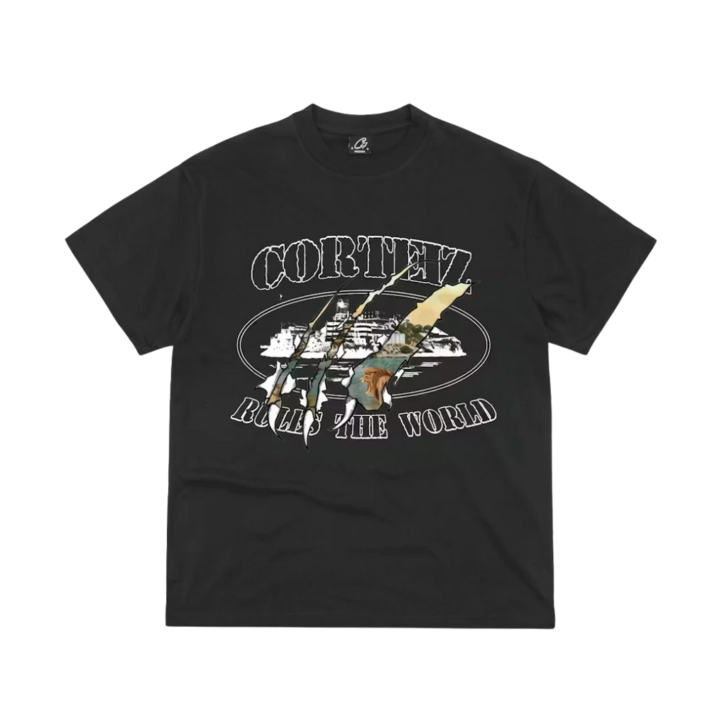 Corteiz Narnia Rip Tee Black