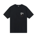 Stussy - 8 Ball Black Tee