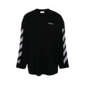 Off White - Pixel Diagonal Black Tee