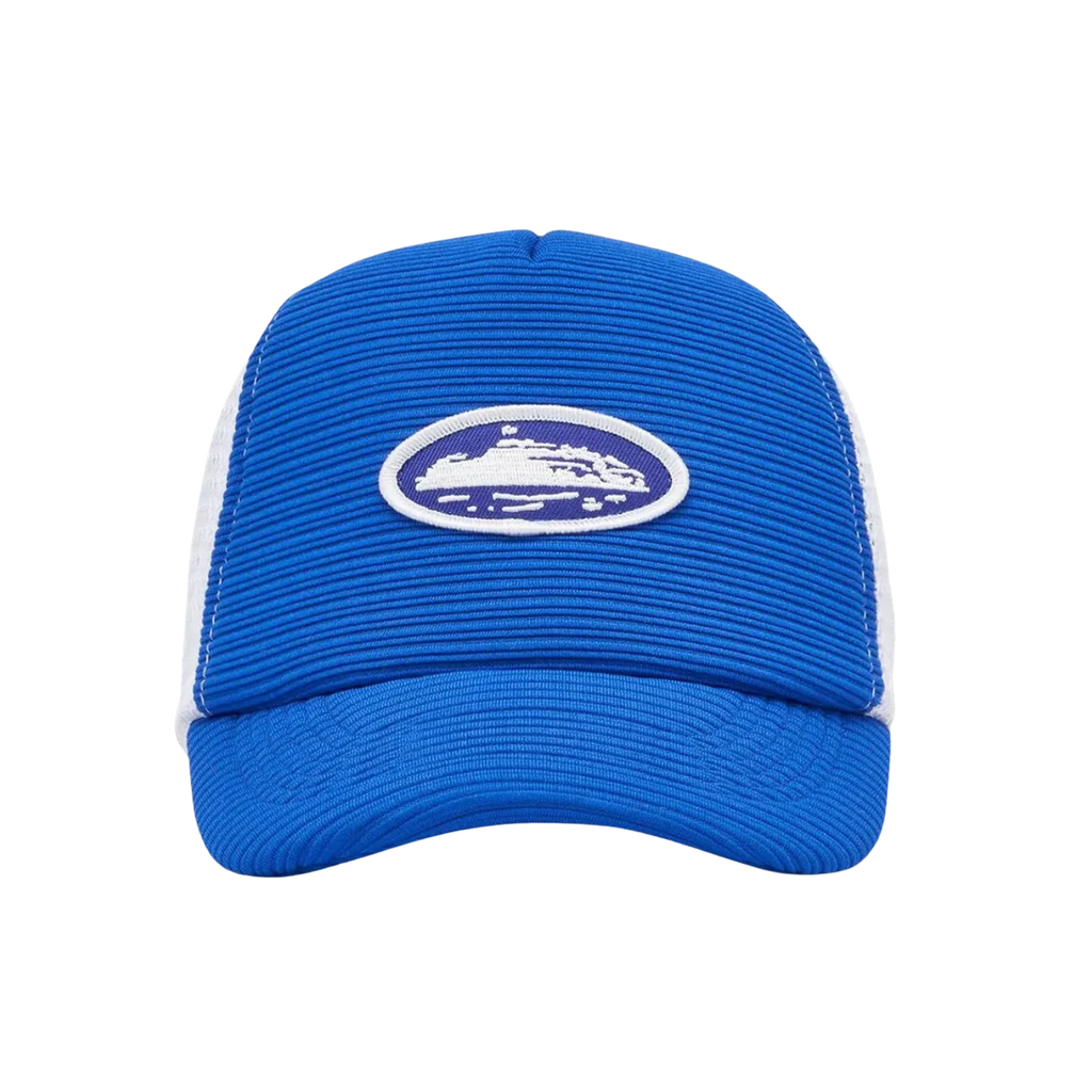 Corteiz Short Peak Trucker Royal Blue