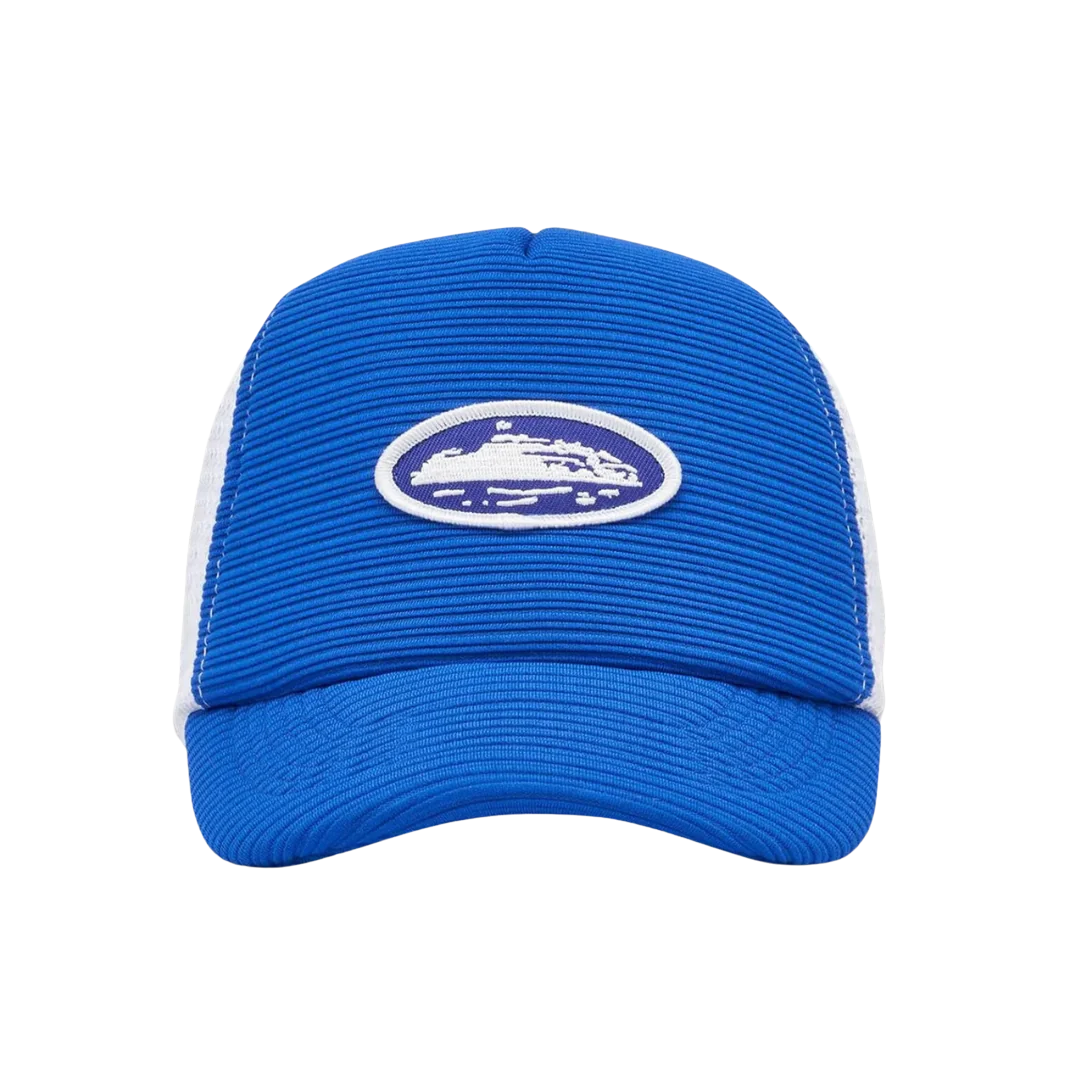 Corteiz Short Peak Trucker Royal Blue