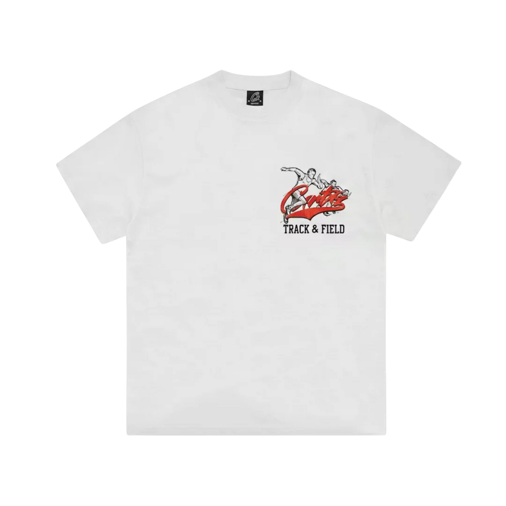Corteiz Track and Field Tee White