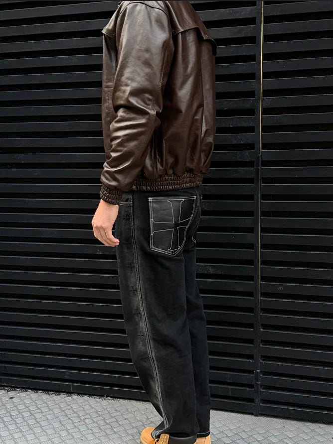 LVGN - Chocolate Leather Jacket