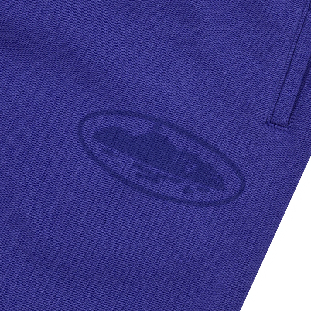 Corteiz Island Knockout Sweatshort Indigo Blue