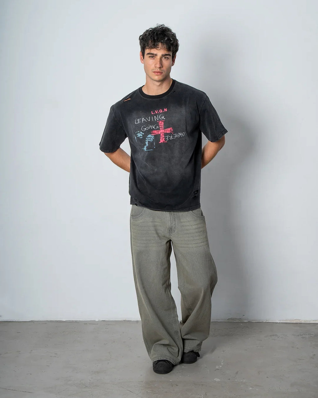LVGN - Scripture Tee Grey
