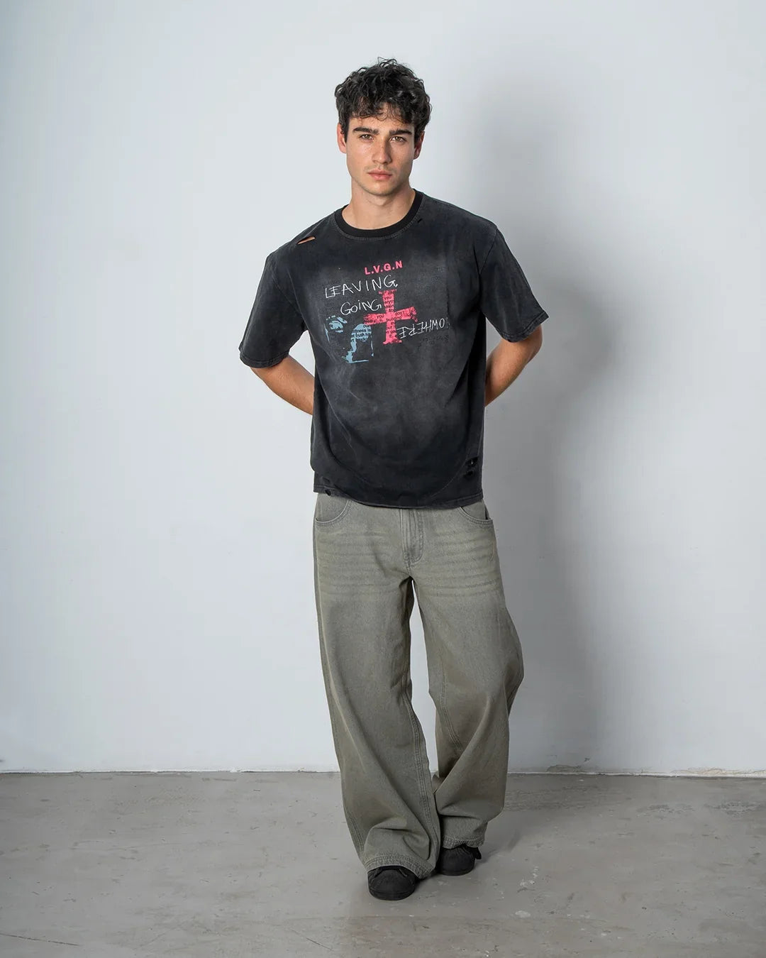 LVGN - Scripture Tee Grey