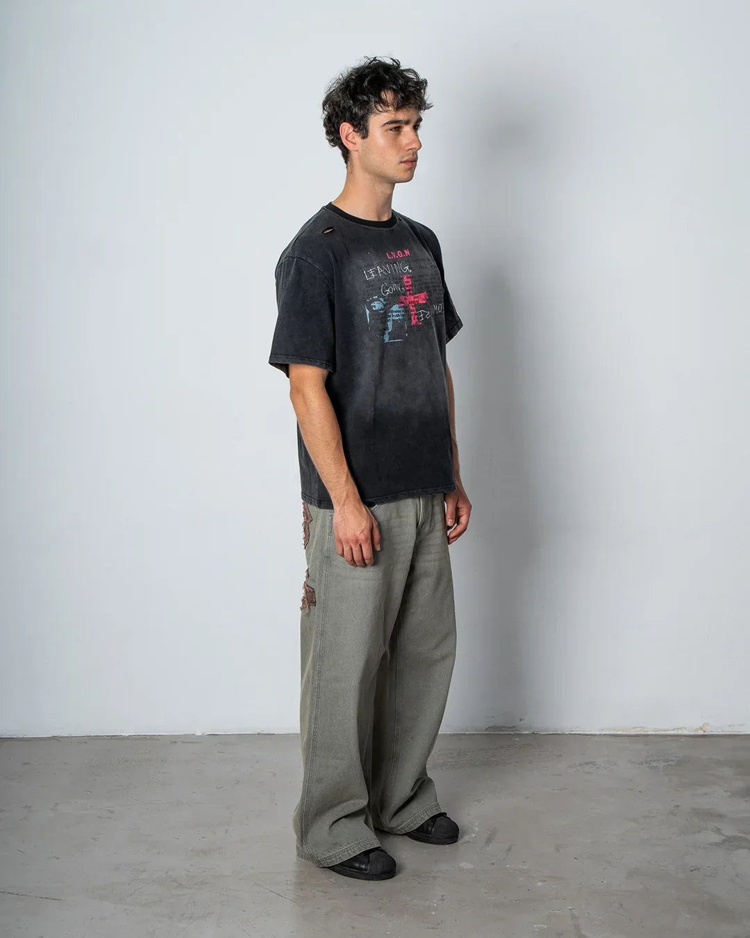 LVGN - Scripture Tee Grey