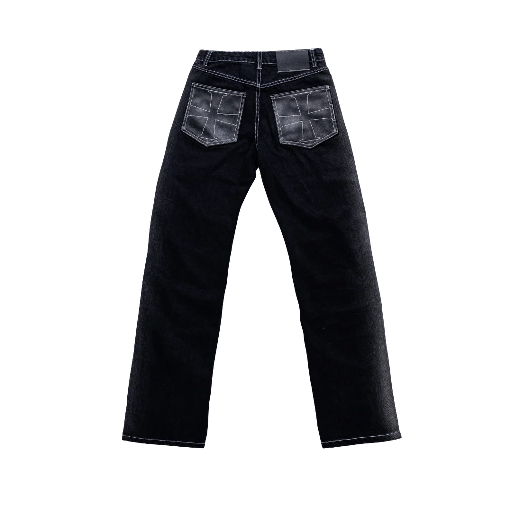 LVGN - Black Fade Cross Denim
