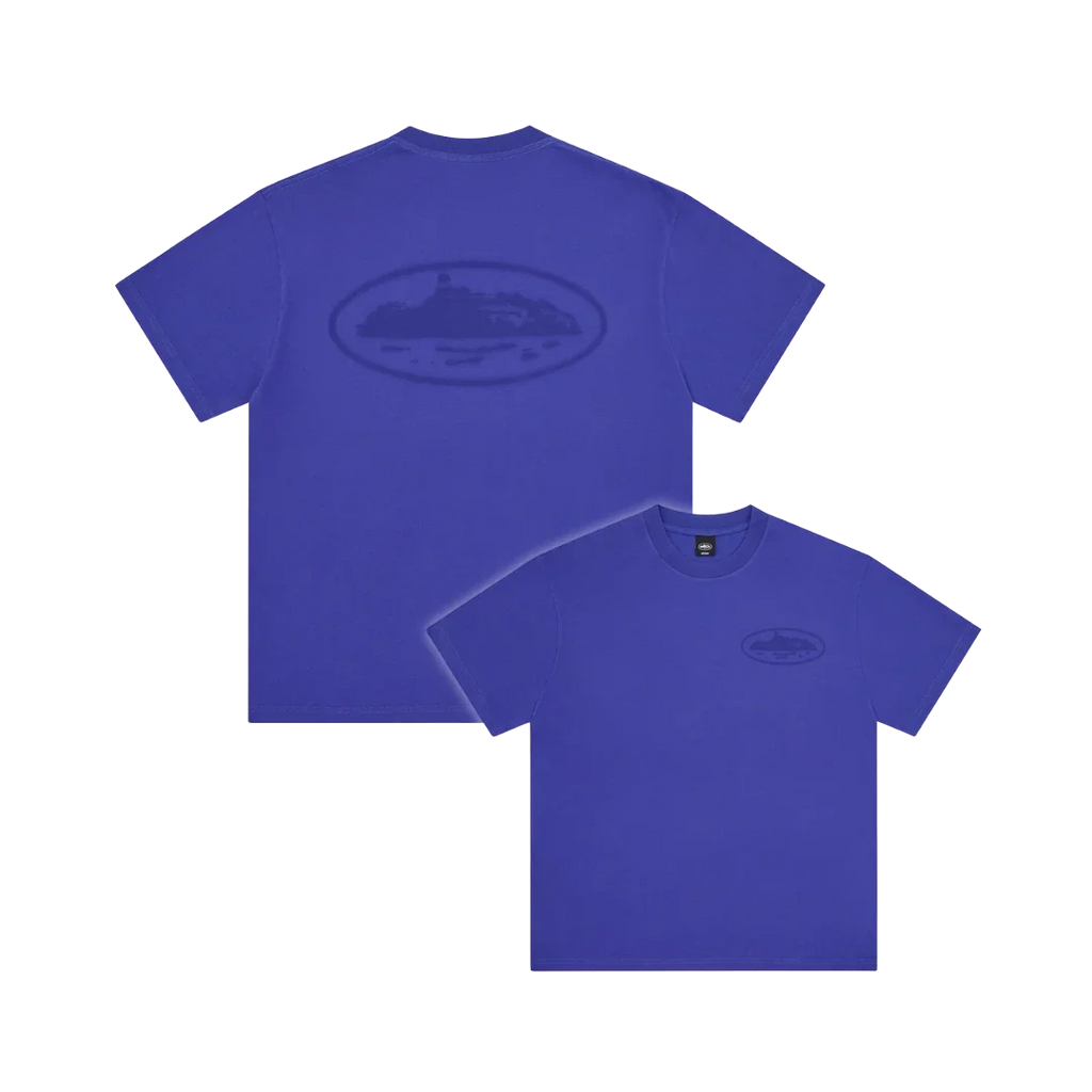 Corteiz Og Island Knockout Tee Indigo Blue