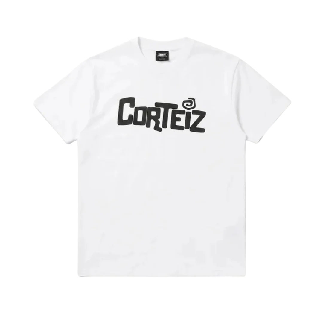 Corteiz Cartoon Logo Tee White