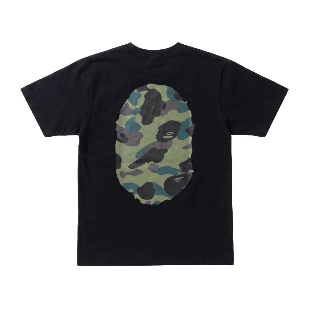 BAPE ABC Camo Big Ape Head Tee Black/Green
