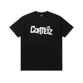 Corteiz Cartoon Logo Tee Black