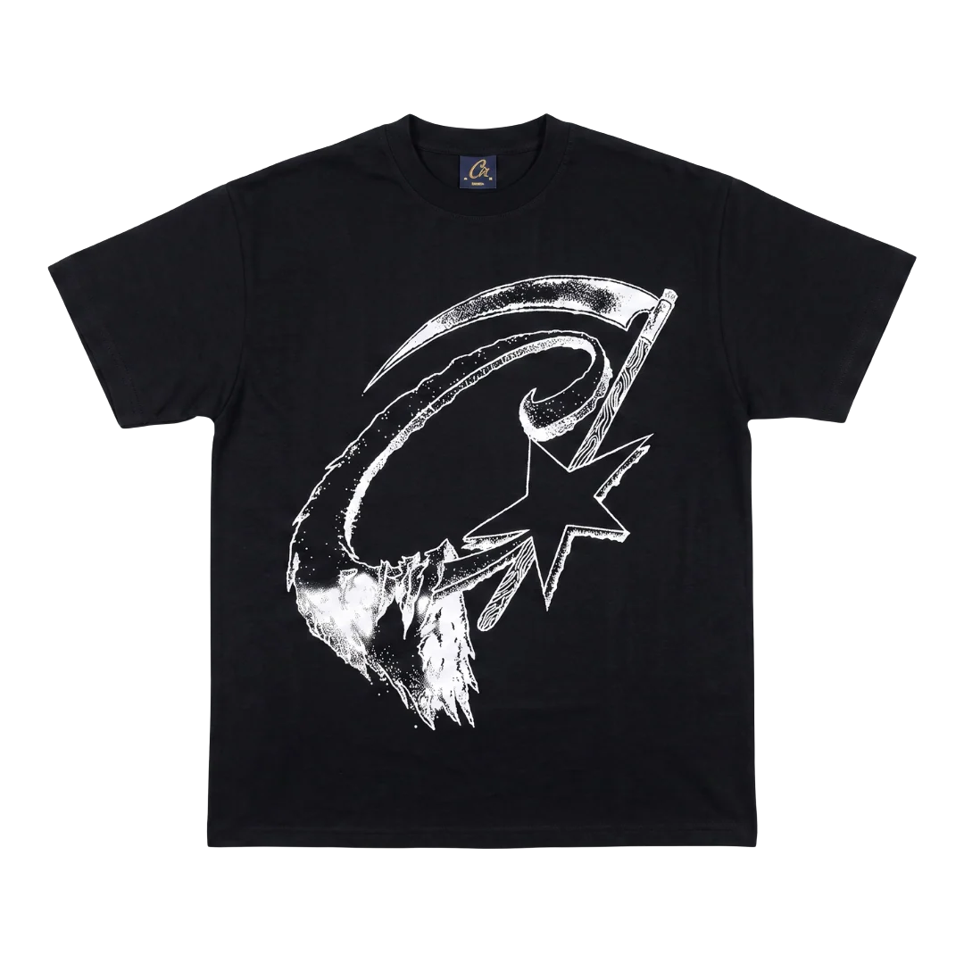 Corteiz Reaper Tee Black