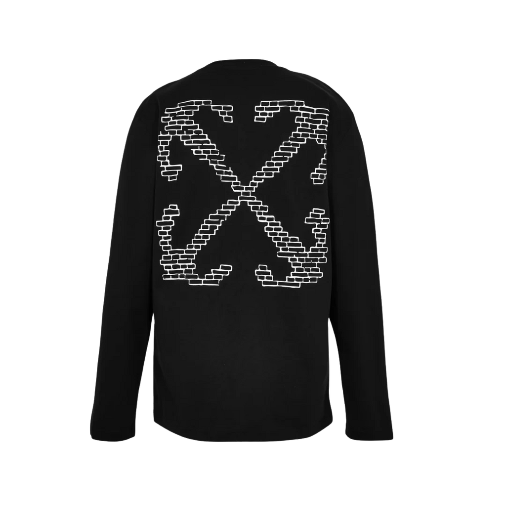 Off White - Brick Skate L/S Tee Black