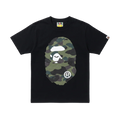 BAPE ABC Camo Big Ape Head Tee Black/Green