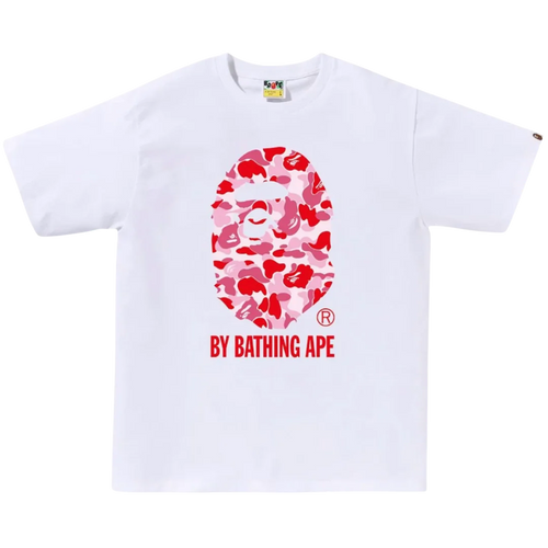 Bape ABC Camo By Bathing Ape Tee (SS25) White/Pink
