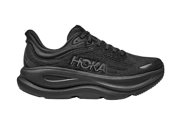 Hoka Bondi 9 Womens Running Shoes Black